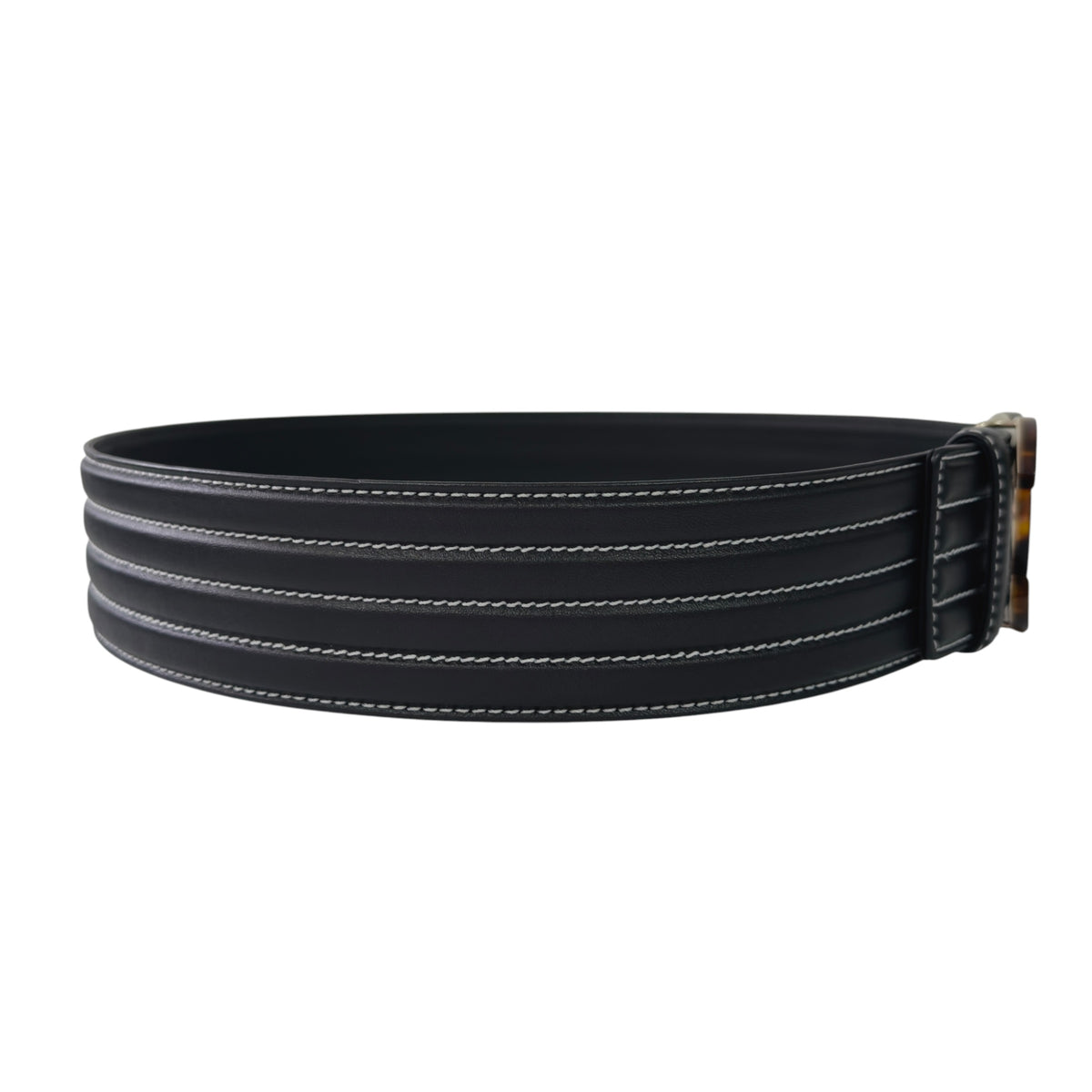 CHANEL CC 復刻玳瑁扣 腰帶 60mm