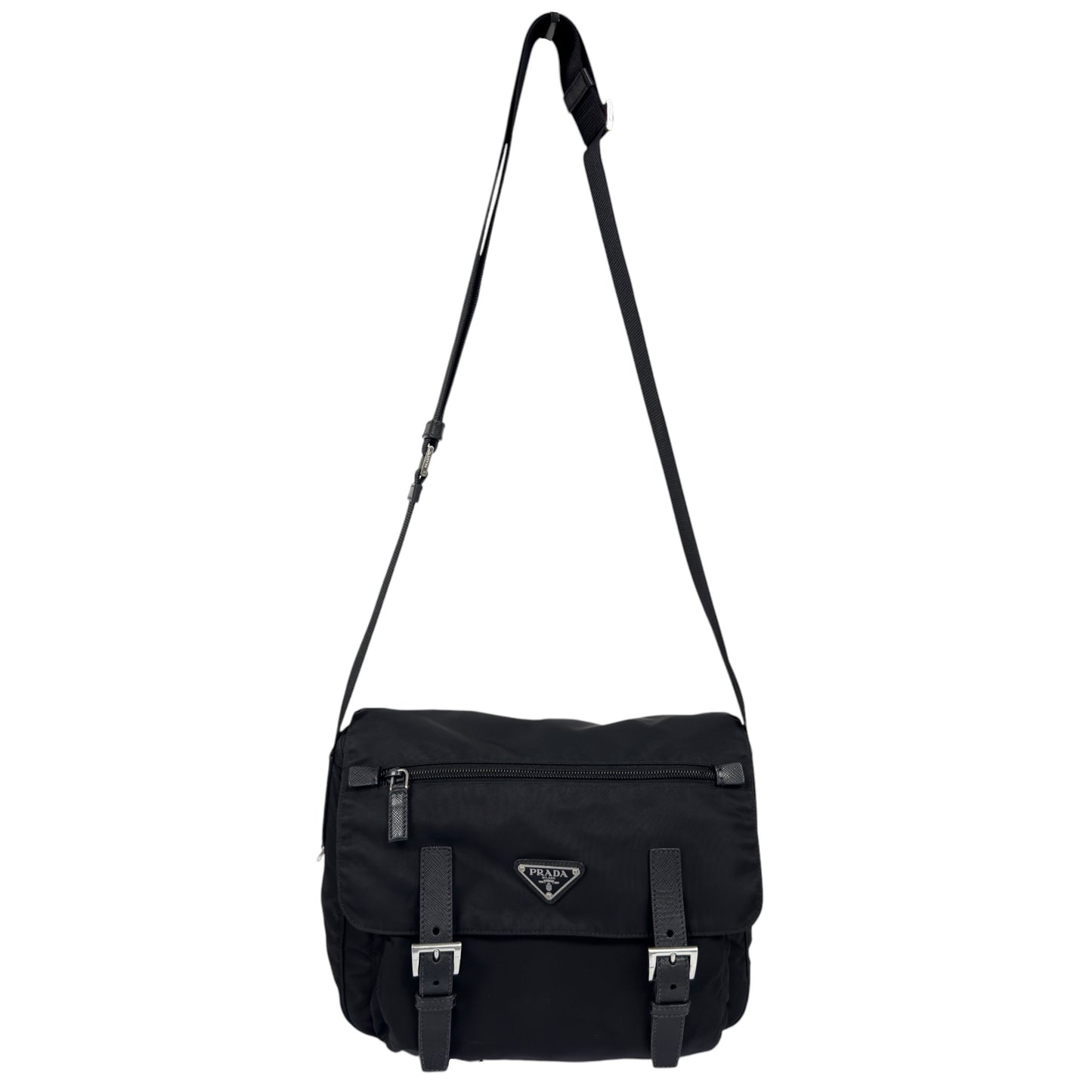 PRADA 三角標 斜揹袋