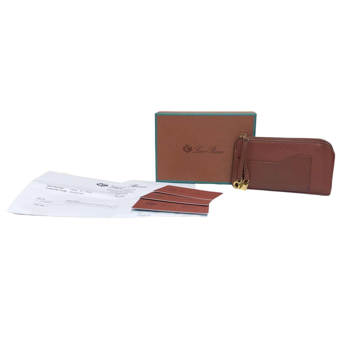 LORO PIANA Extra 拉鏈卡包