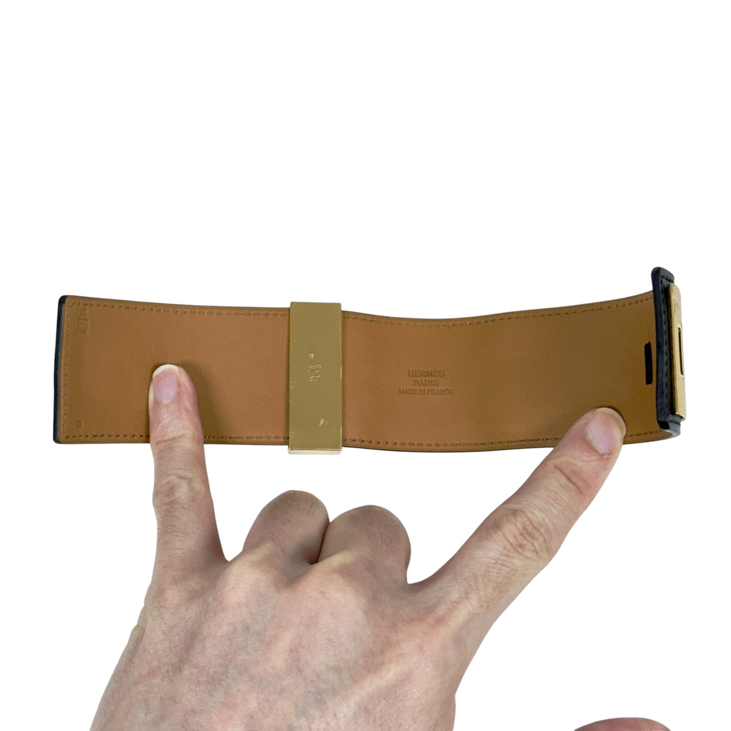 HERMES Collier de Chien 手環 框R刻