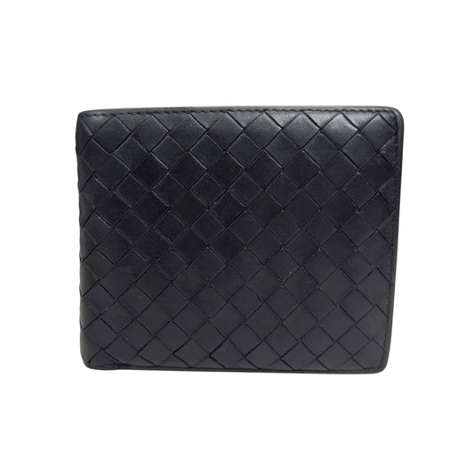 BOTTEGA VENETA 織皮 短銀包