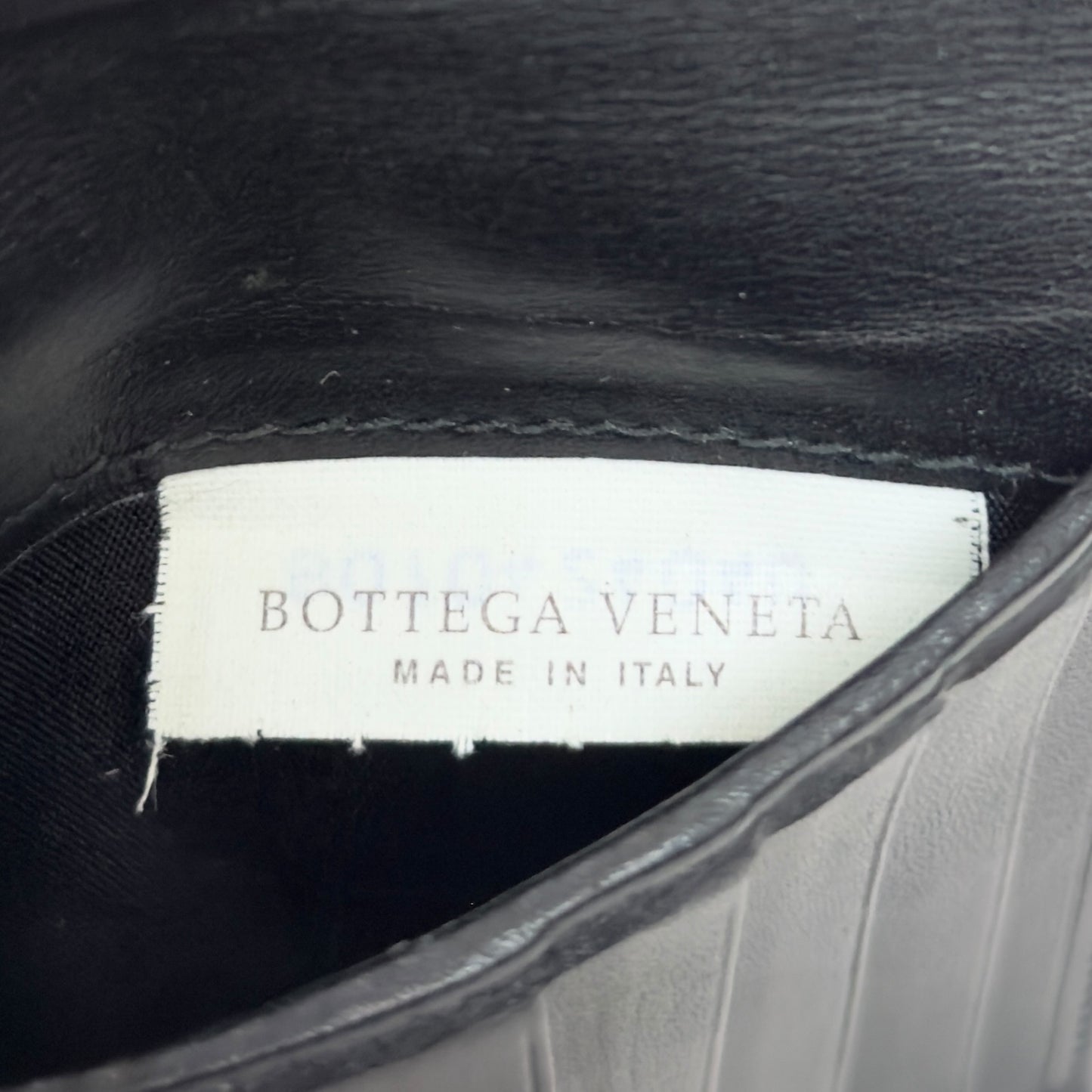 BOTTEGA VENETA 織皮 短銀包
