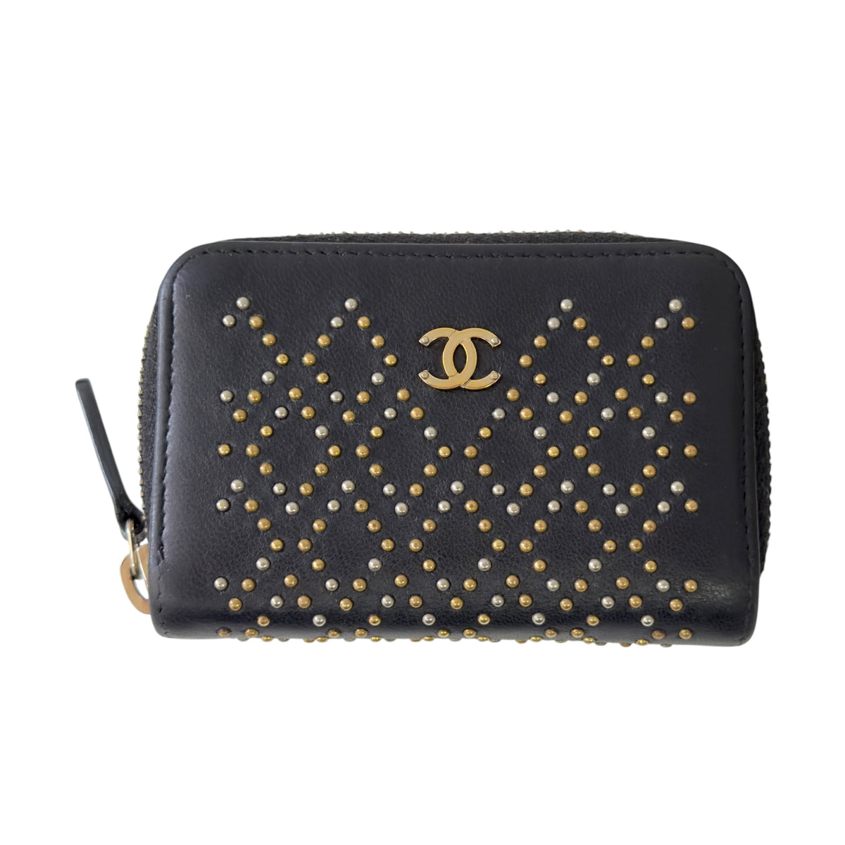 CHANEL CC 拉鏈卡包