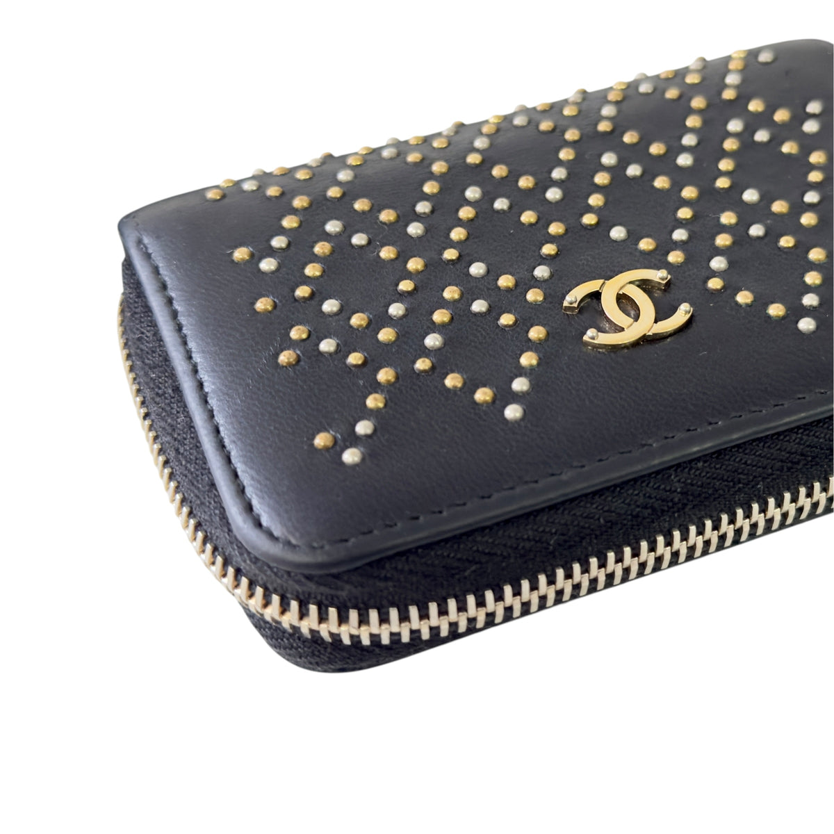 CHANEL CC 拉鏈卡包