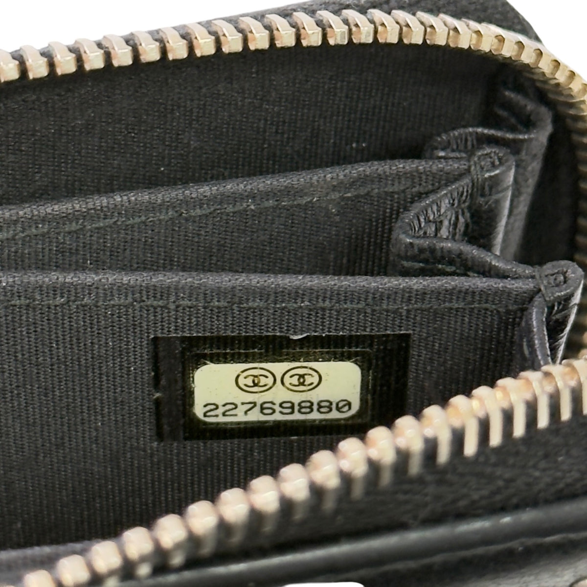 CHANEL CC 拉鏈卡包