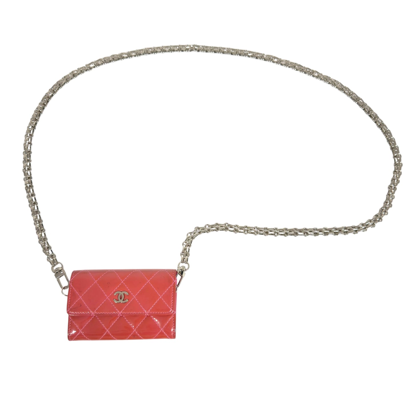 CHANEL *自加鏈＞送無品牌扣＋無品牌鏈帶* CC 小廢包