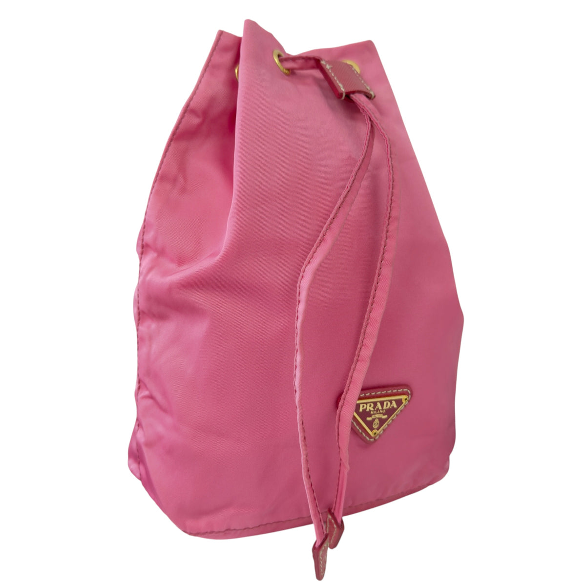 PRADA *自加鏈＞送無品牌長鏈* 三角標 索繩 斜揹袋