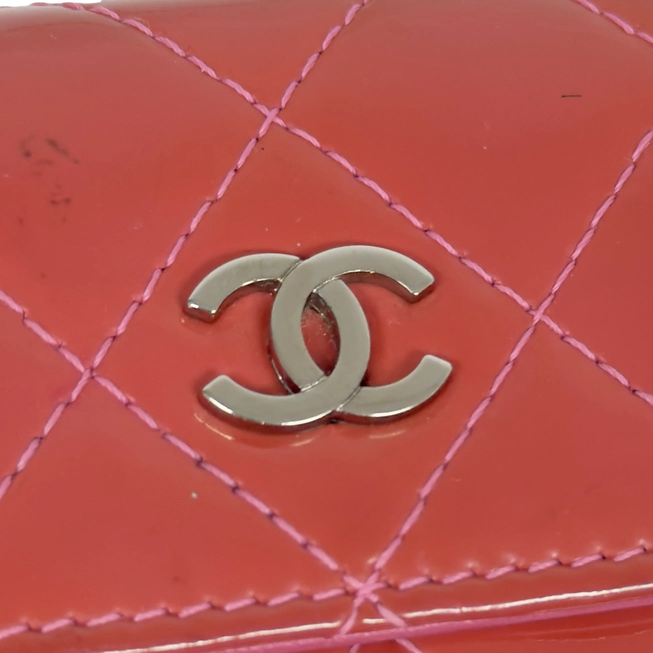 CHANEL *自加鏈＞送無品牌扣＋無品牌鏈帶* CC 小廢包