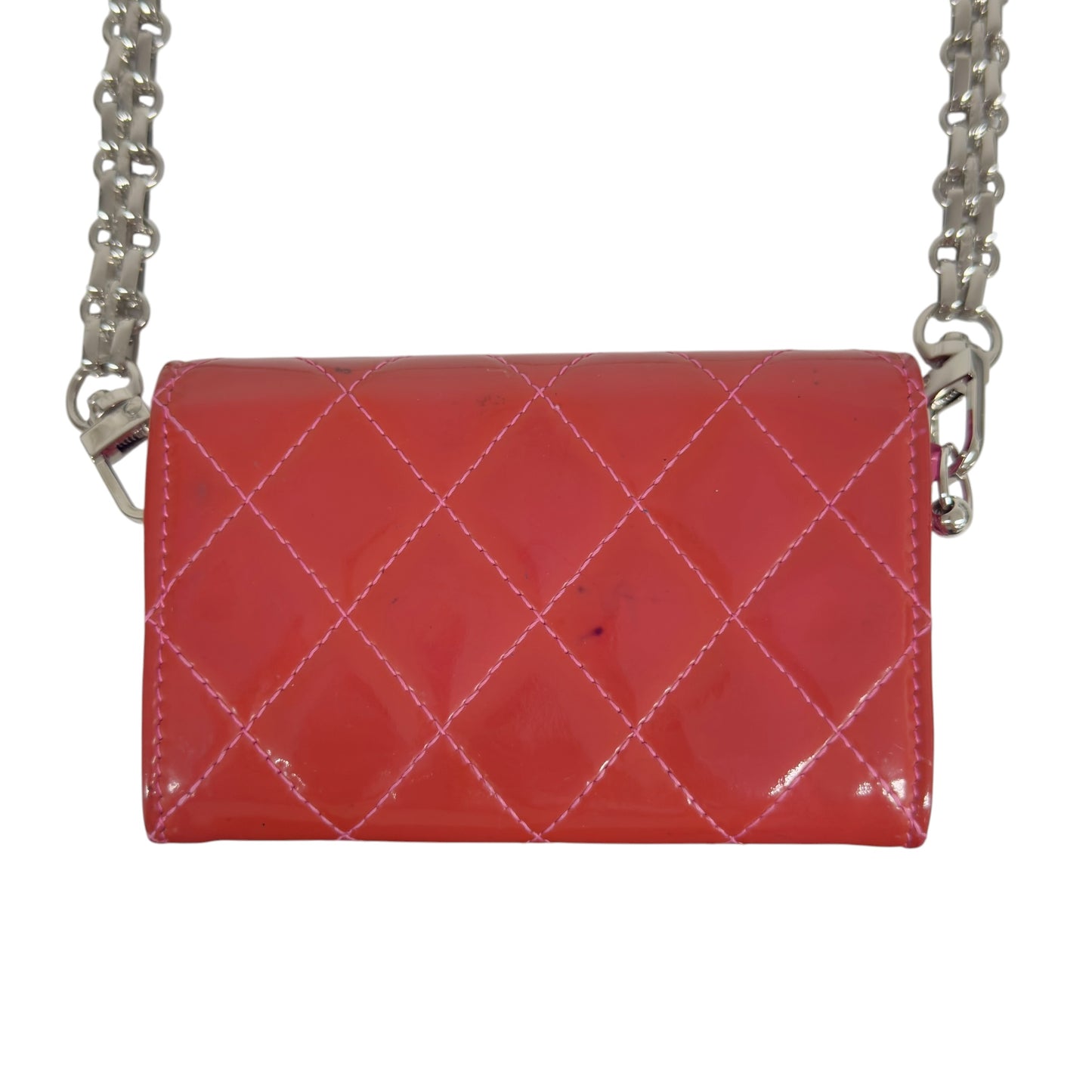 CHANEL *自加鏈＞送無品牌扣＋無品牌鏈帶* CC 小廢包