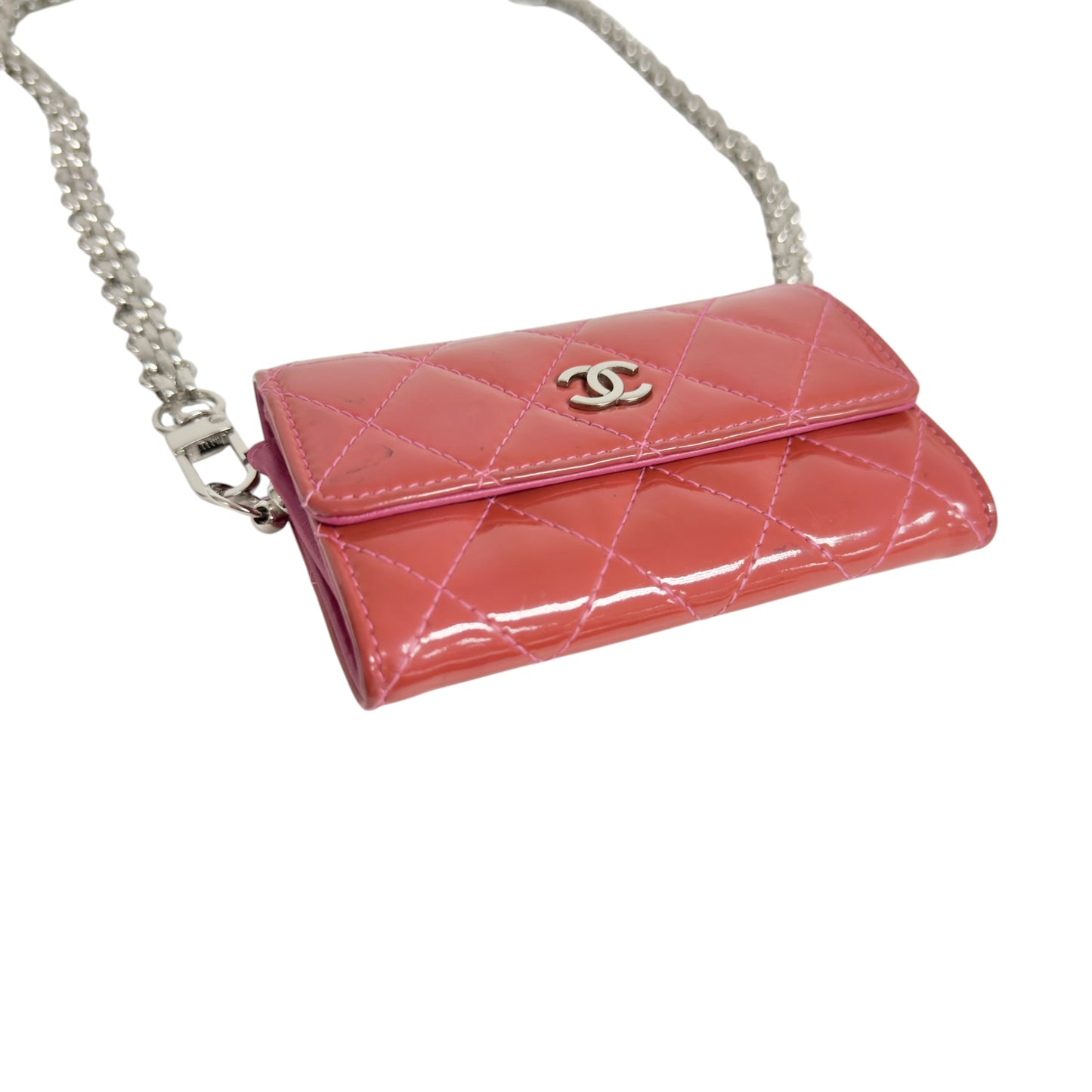 CHANEL *自加鏈＞送無品牌扣＋無品牌鏈帶* CC 小廢包
