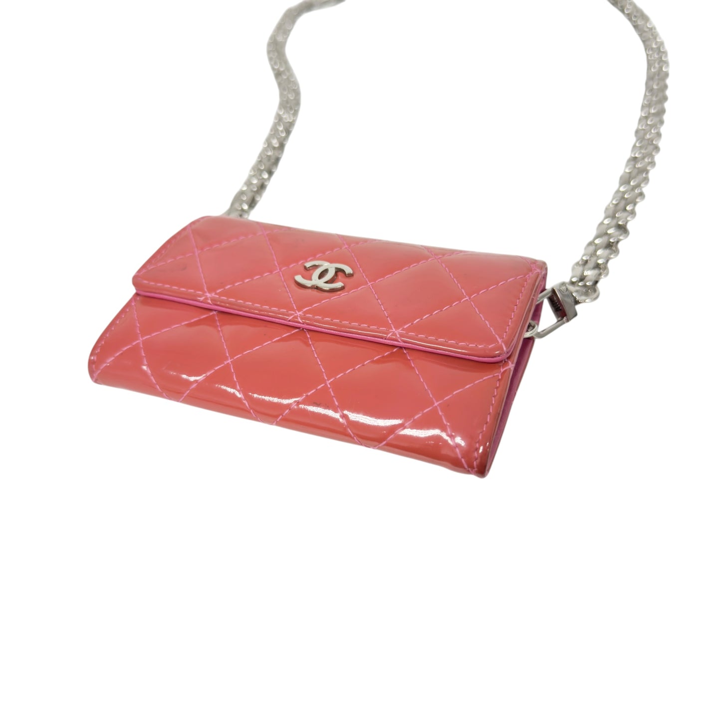 CHANEL *自加鏈＞送無品牌扣＋無品牌鏈帶* CC 小廢包