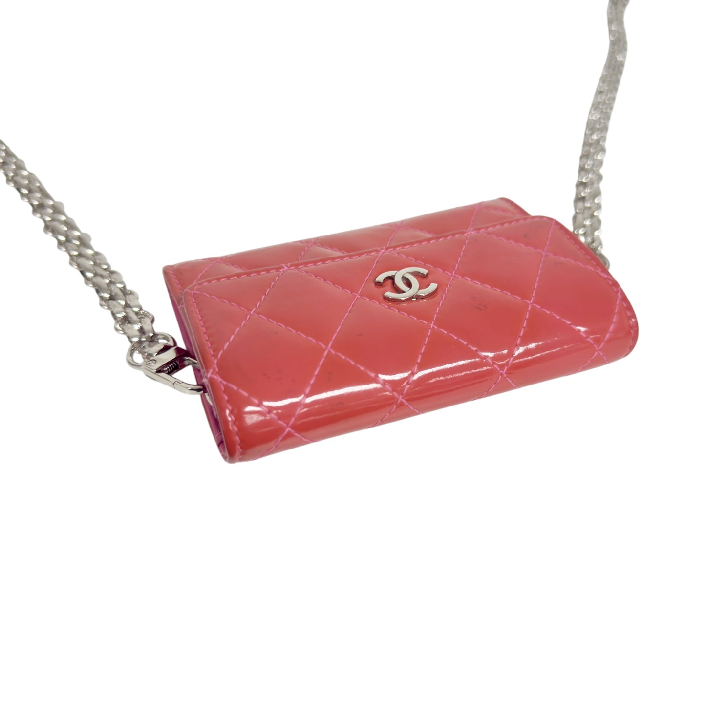 CHANEL *自加鏈＞送無品牌扣＋無品牌鏈帶* CC 小廢包