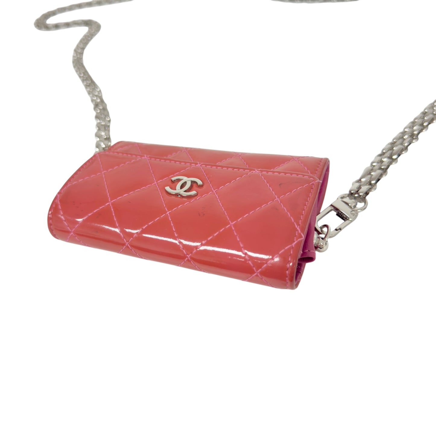 CHANEL *自加鏈＞送無品牌扣＋無品牌鏈帶* CC 小廢包