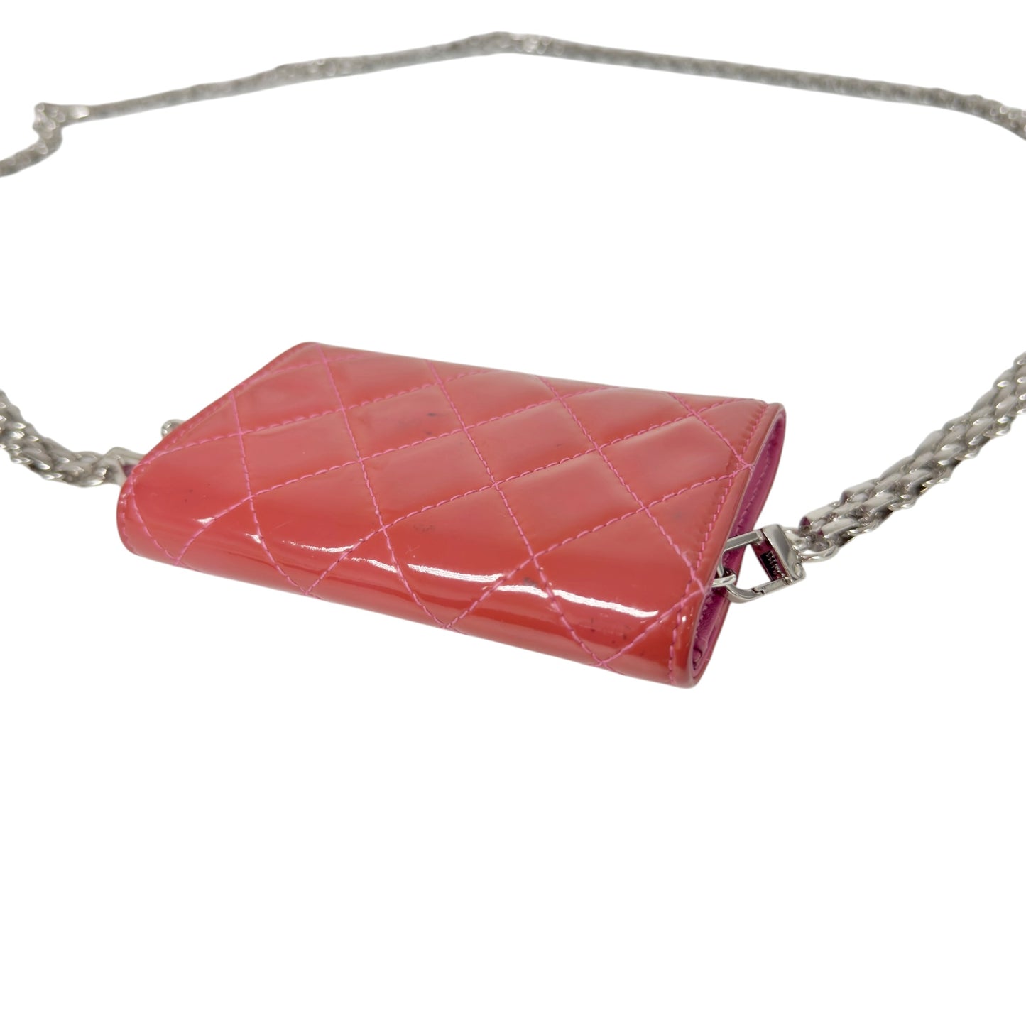 CHANEL *自加鏈＞送無品牌扣＋無品牌鏈帶* CC 小廢包