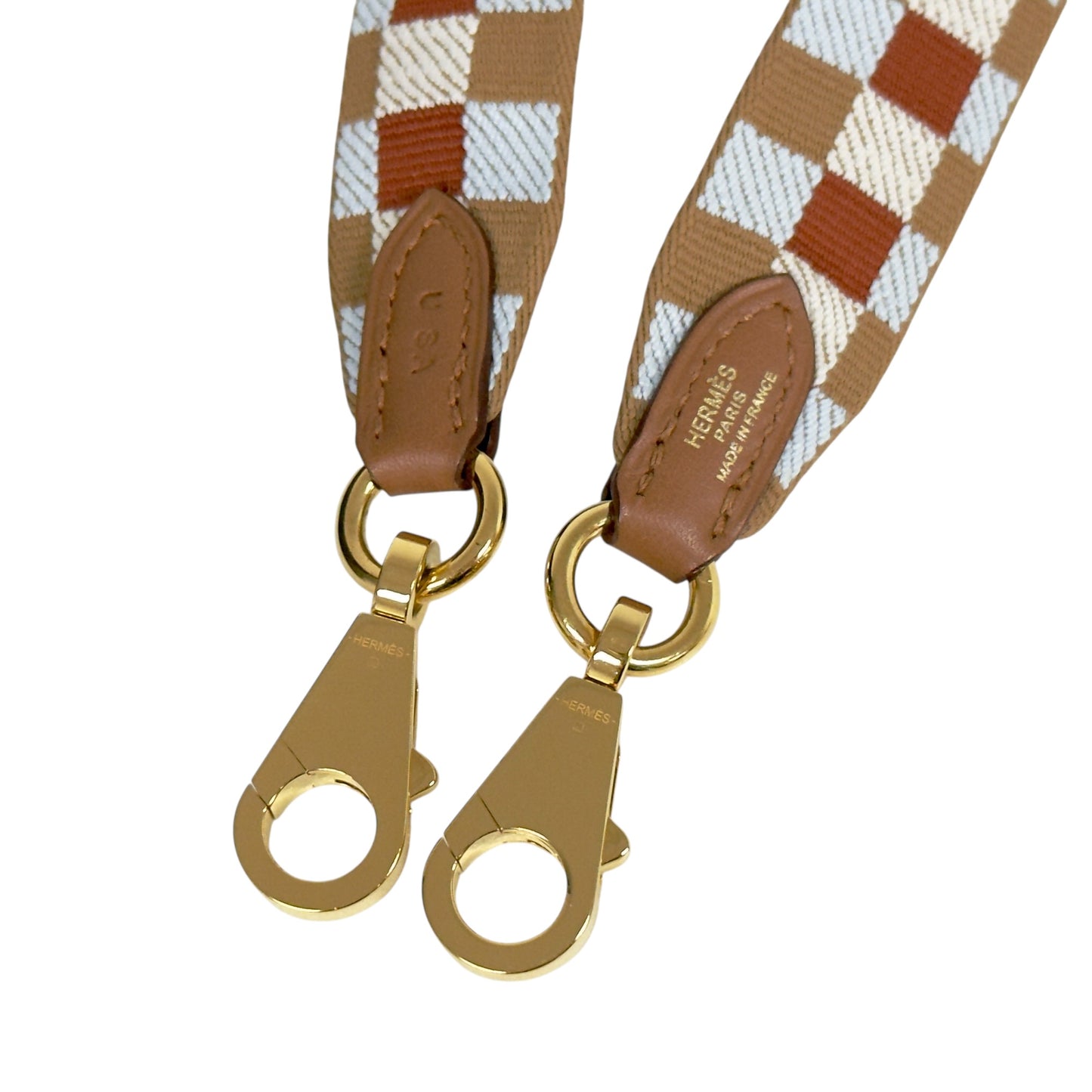 HERMES Maxi Quadrille 肩帶 25 mm