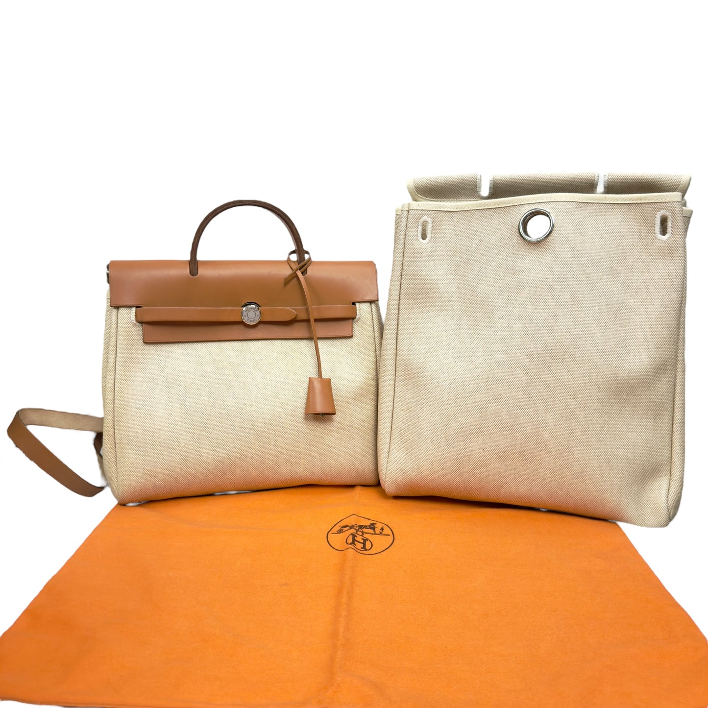 HERMES 中古 Herbag 背包 框C刻