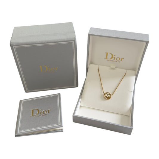DIOR Rose des Vents 限定愛心🩷  18K金 鑽石 貝母 頸鏈