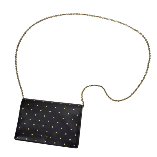 DIOR 幸運五角星 鏈條銀包