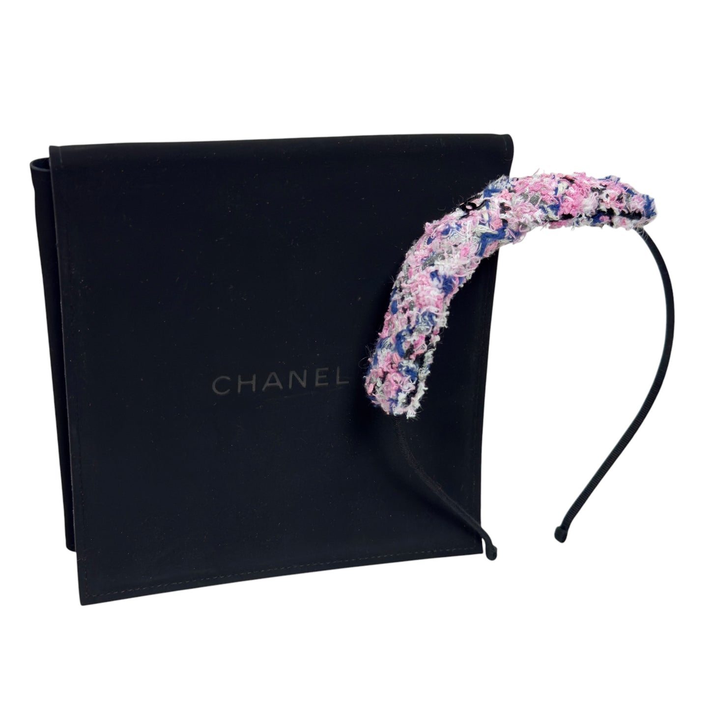 CHANEl CC 粗花呢 蝴蝶結 髮篐