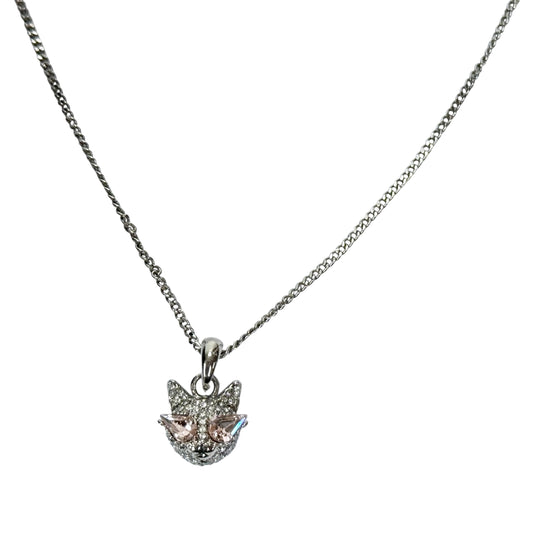 ROGER VIVIER 水鑽 貓咪 頸鏈