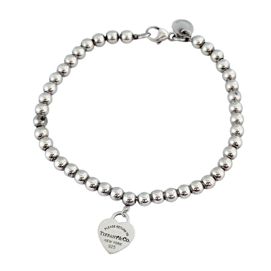 TIFFANY & CO. Return To Tiffany 純銀 愛心 手鏈