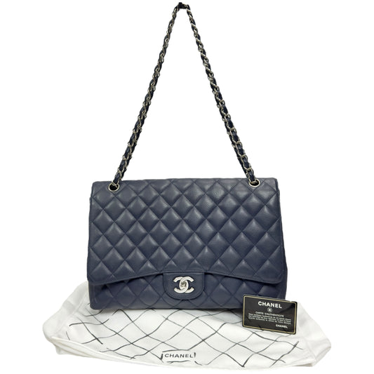 CHANEL Maxi 荔枝皮 特大號經典款 鏈條包