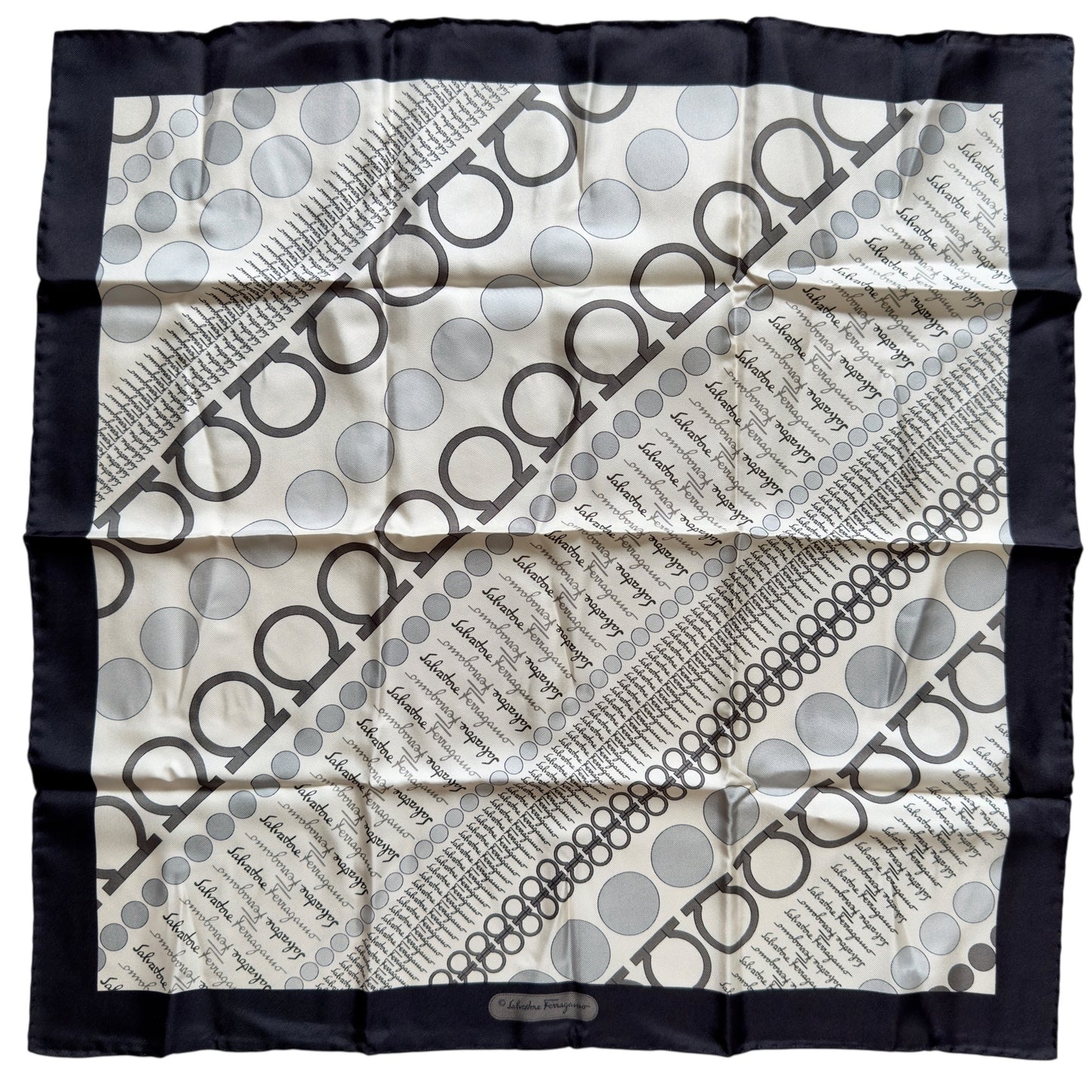 SALVATORE FERRAGAMO 絲質方巾