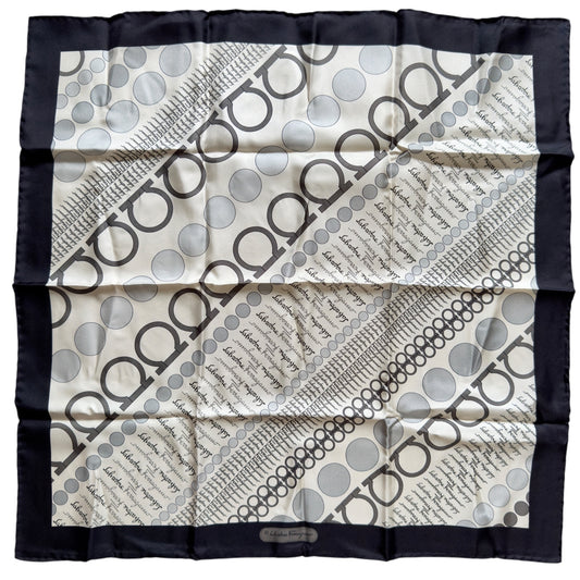 SALVATORE FERRAGAMO 絲質方巾