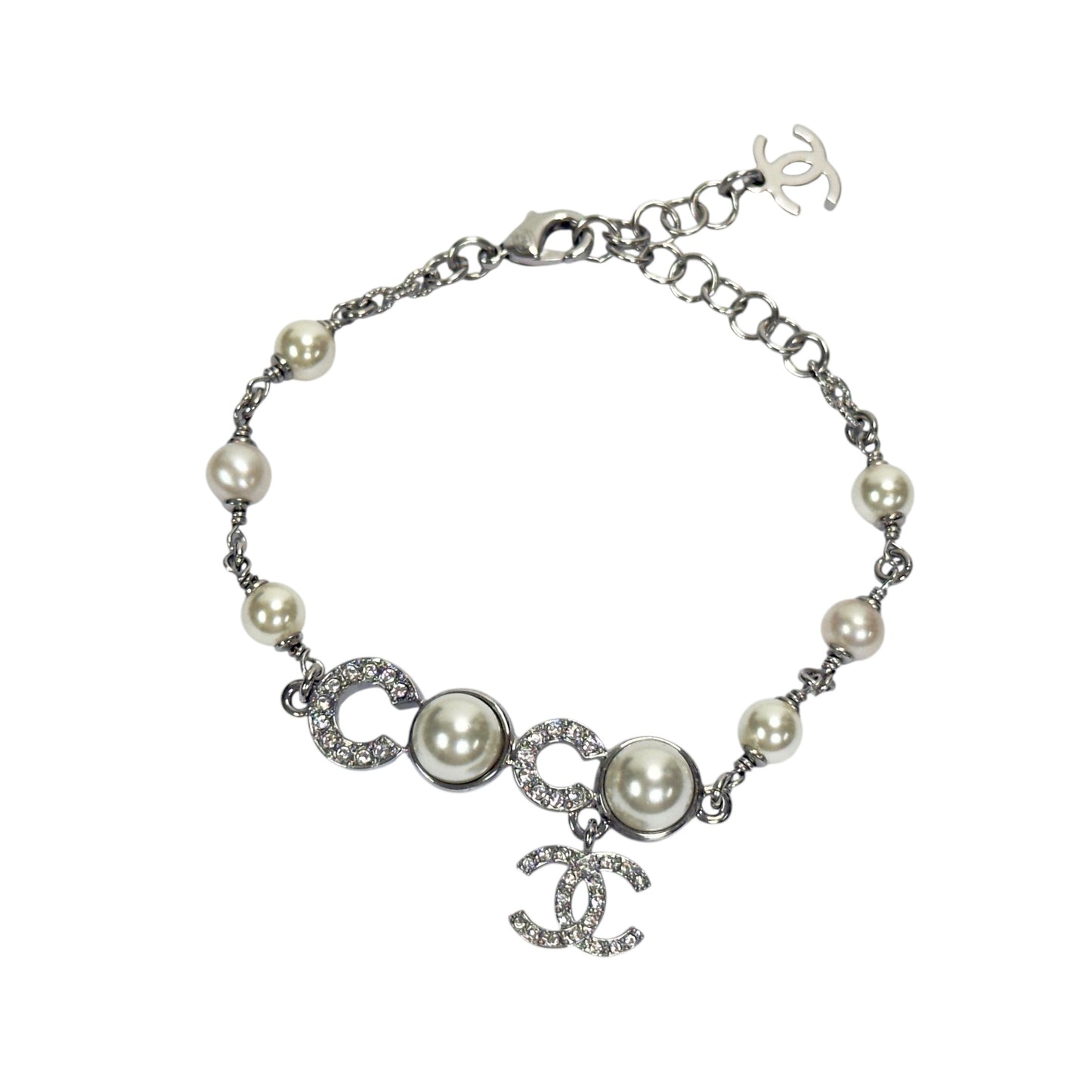 CHANEL 珠珠 水鑽 手鏈