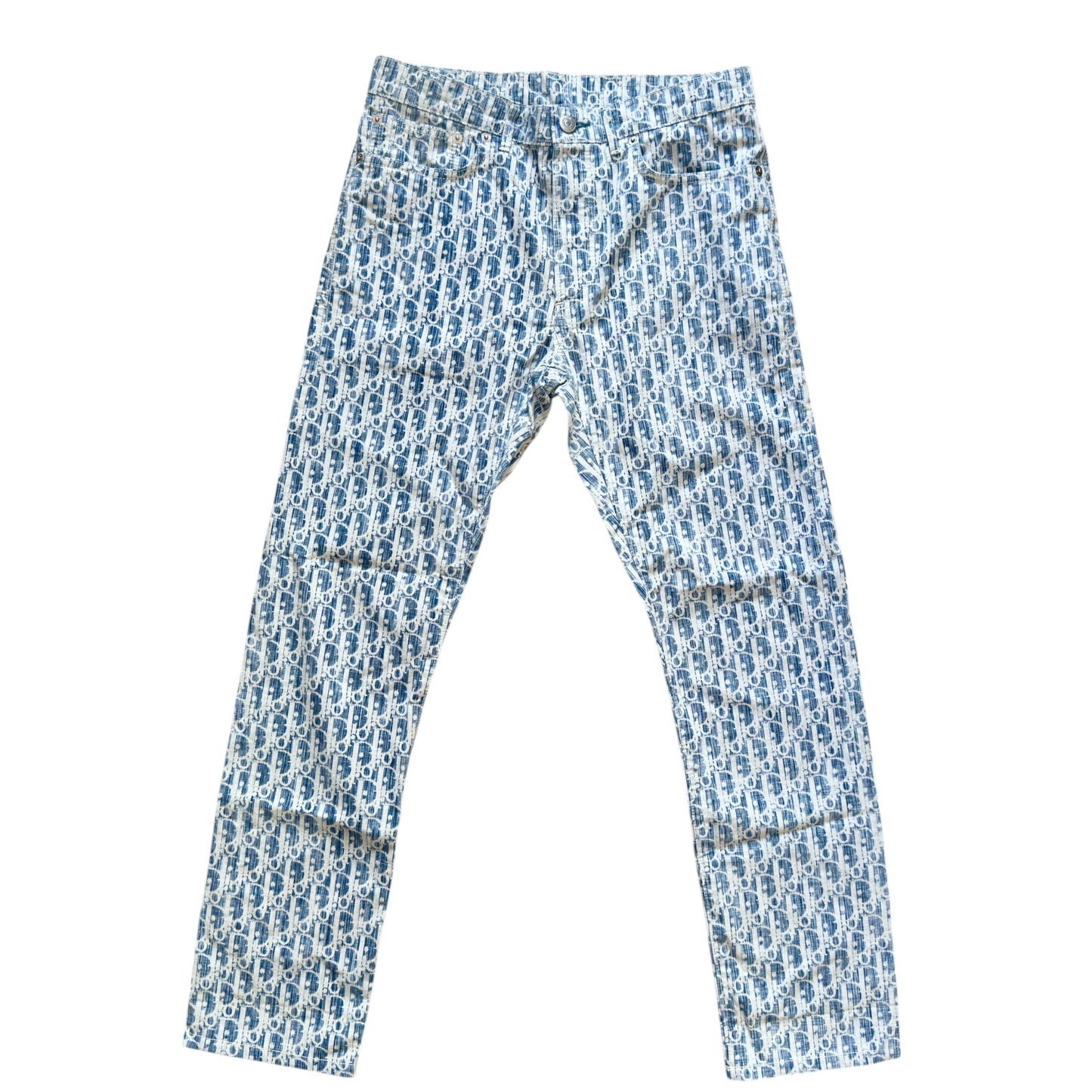 DIOR Oblique 老花 牛仔褲