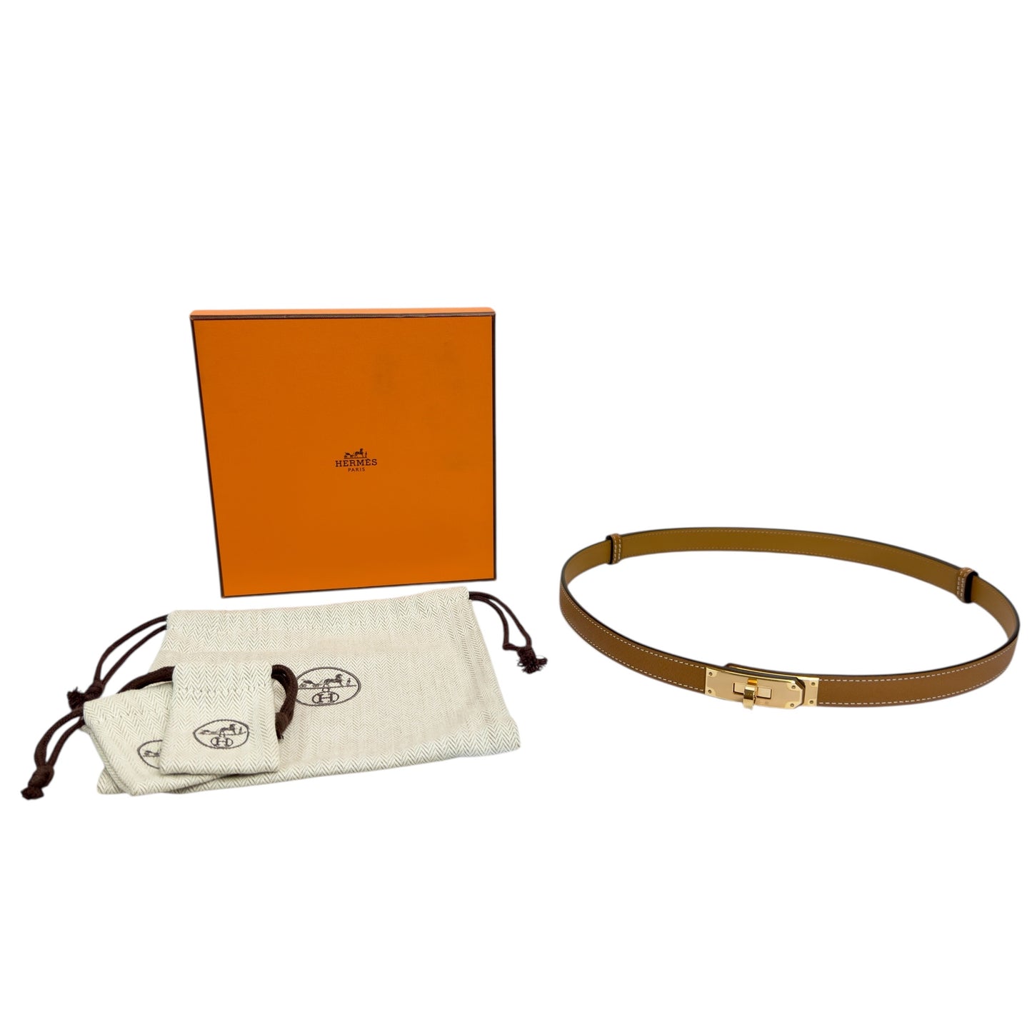 HERMES Kelly 18 皮帶 Z刻