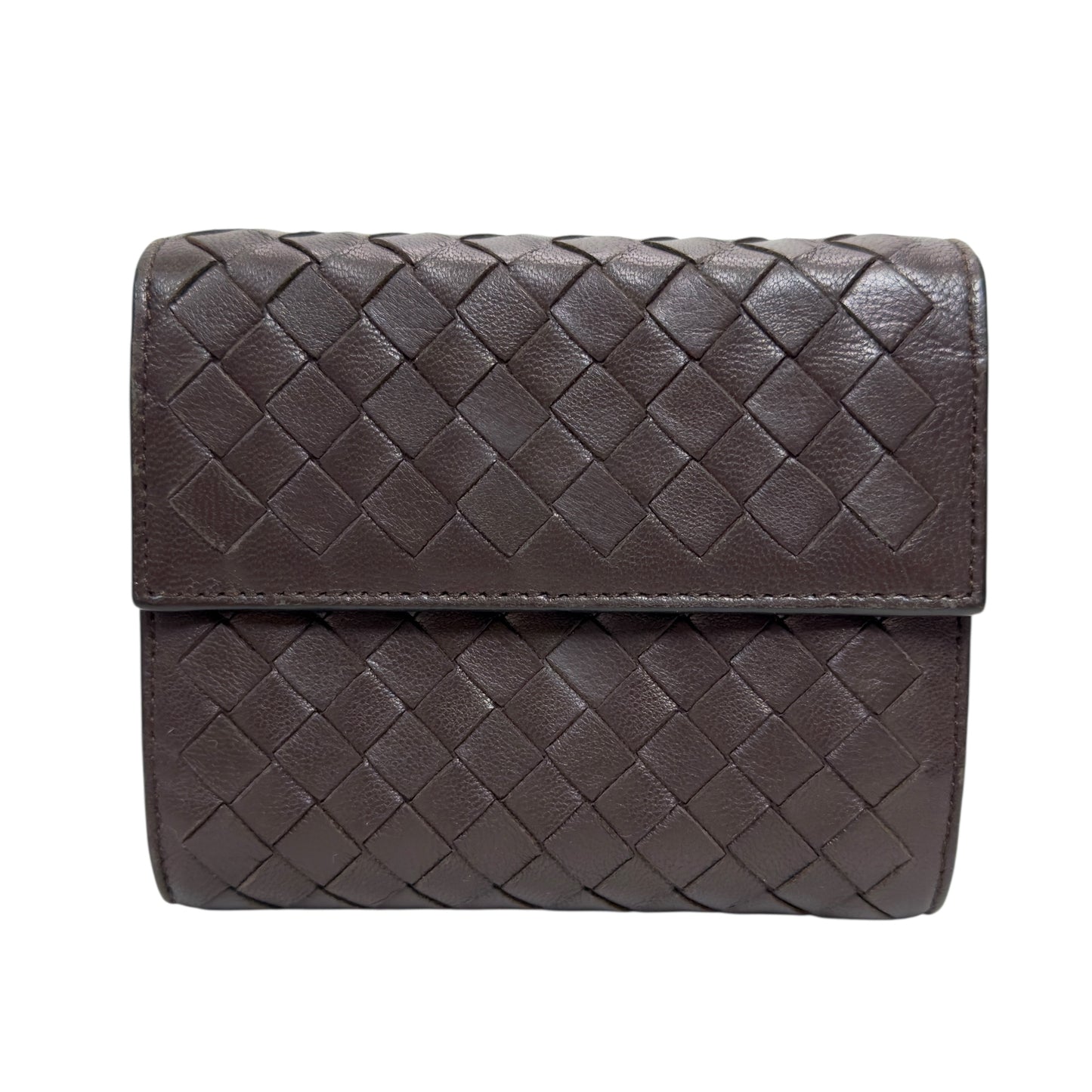 BOTTEGA VENETA 織皮 多間隔卡包