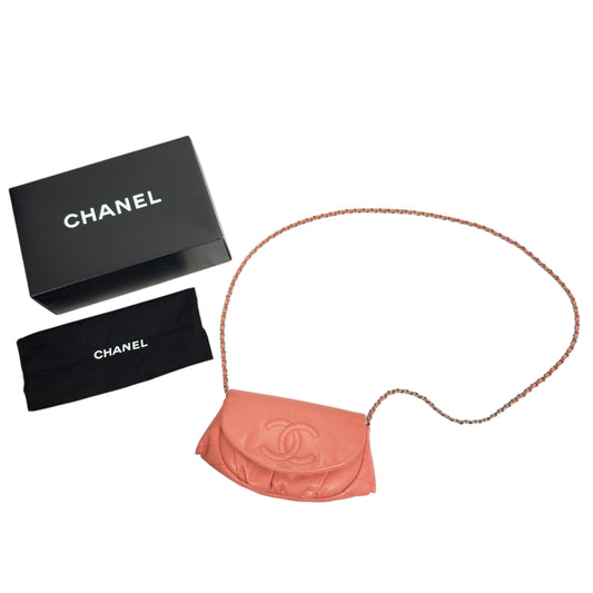 CHANEL CC 荔枝皮 多用途鏈條包