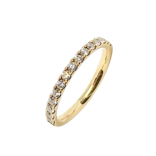 周大福 18K金 32.6分 鑽石💎 戒指