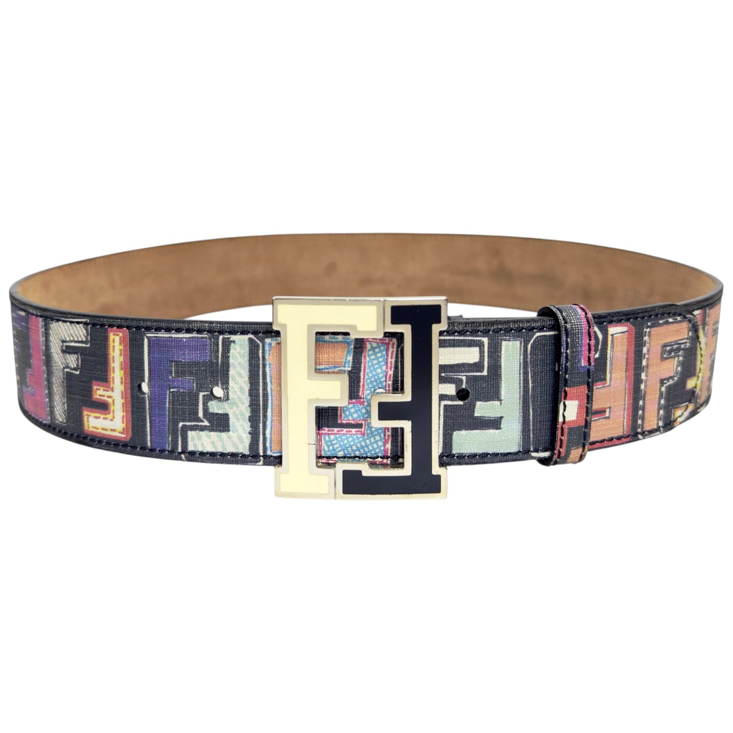 FENDI FF 黑彩 腰帶 43mm