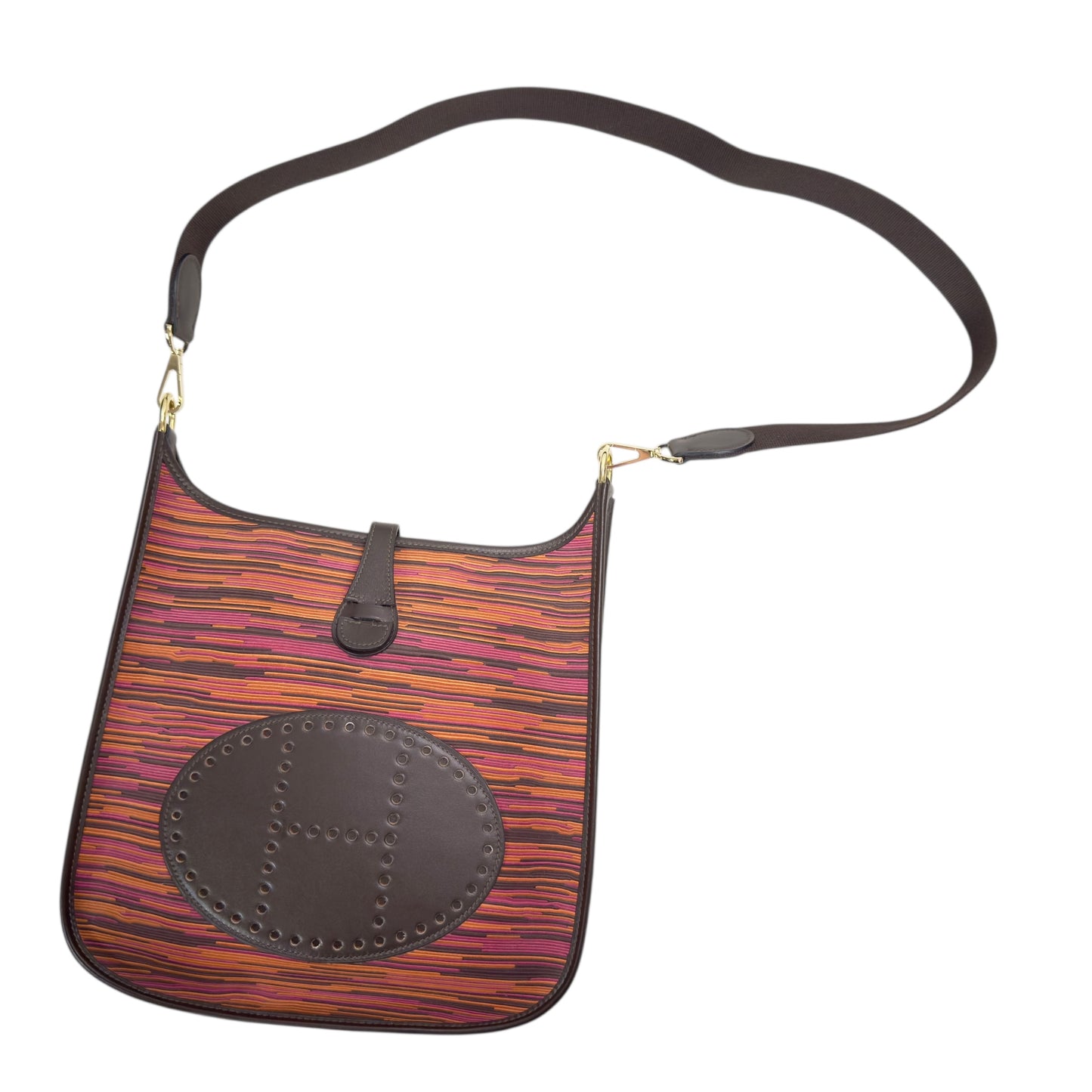 HERMES Evelyne 29 *極罕* 羊切皮 斜揹袋 框H刻