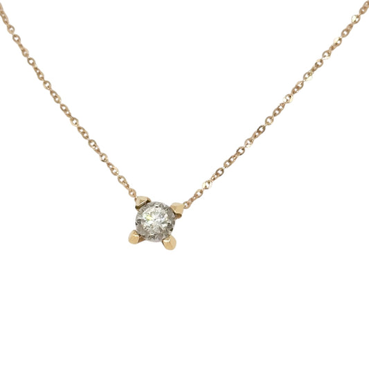 六福 16.5分鑽石💎 18K玫瑰金 頸鏈