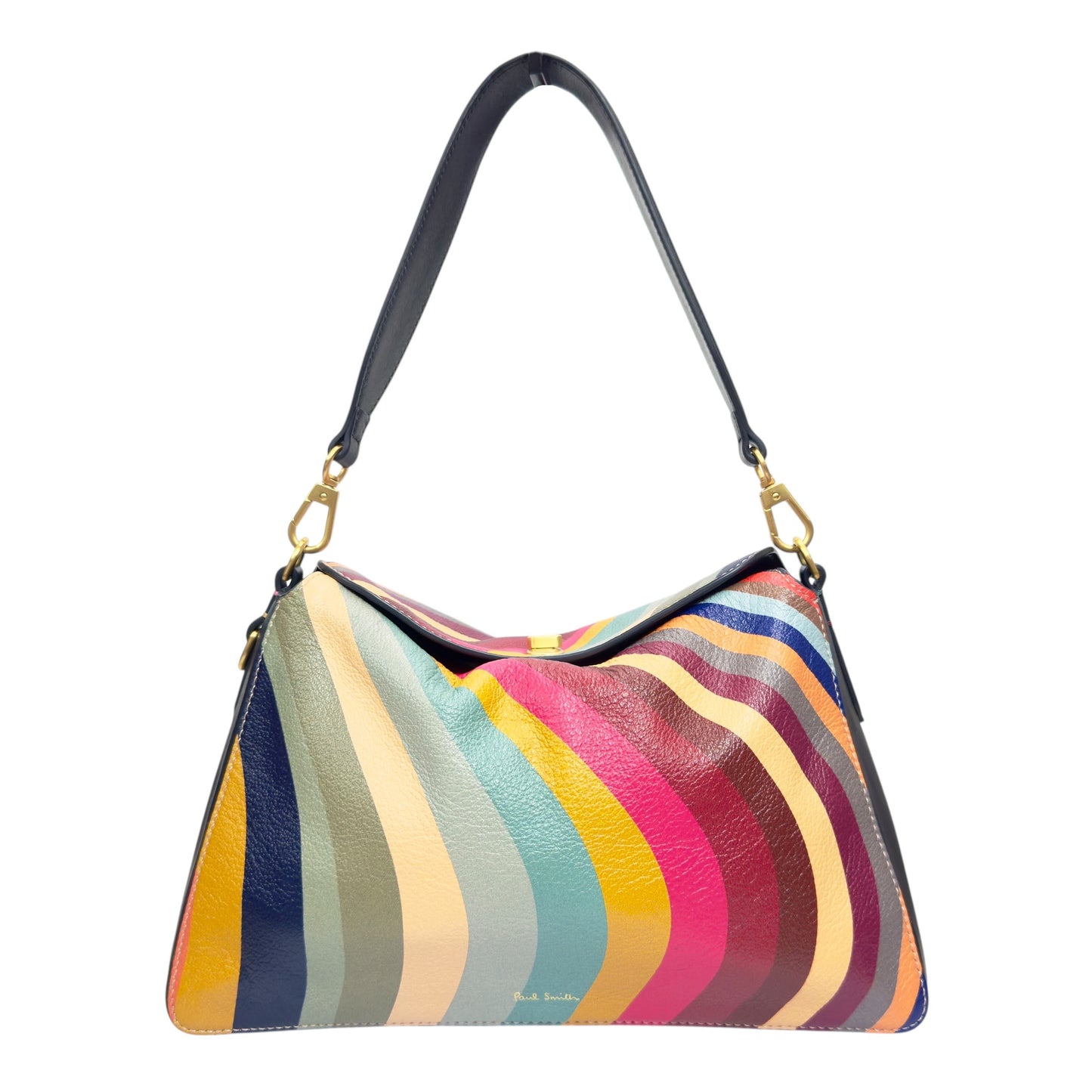 PAUL SMITH 經典彩色條紋 肩背包