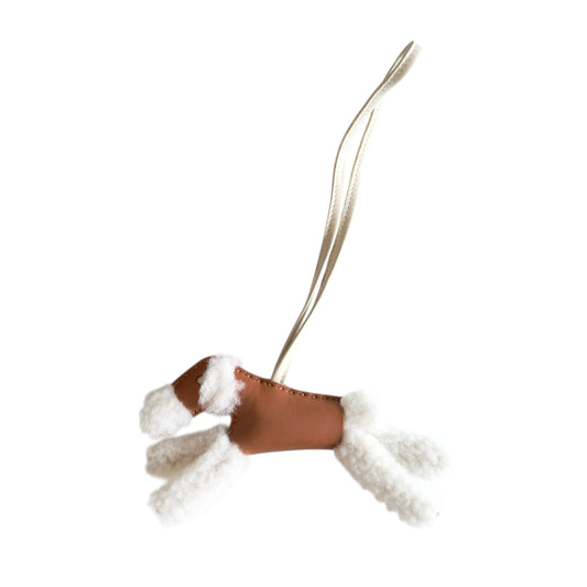 HERMES Budy 羊毛狗狗 掛件 B刻