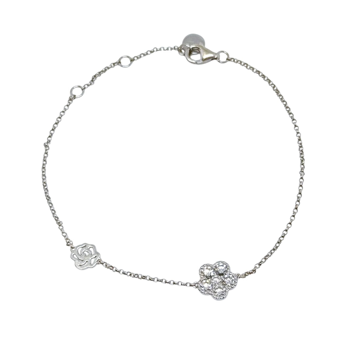 MABELLE 18K白金 46分鑽石💎 手鏈