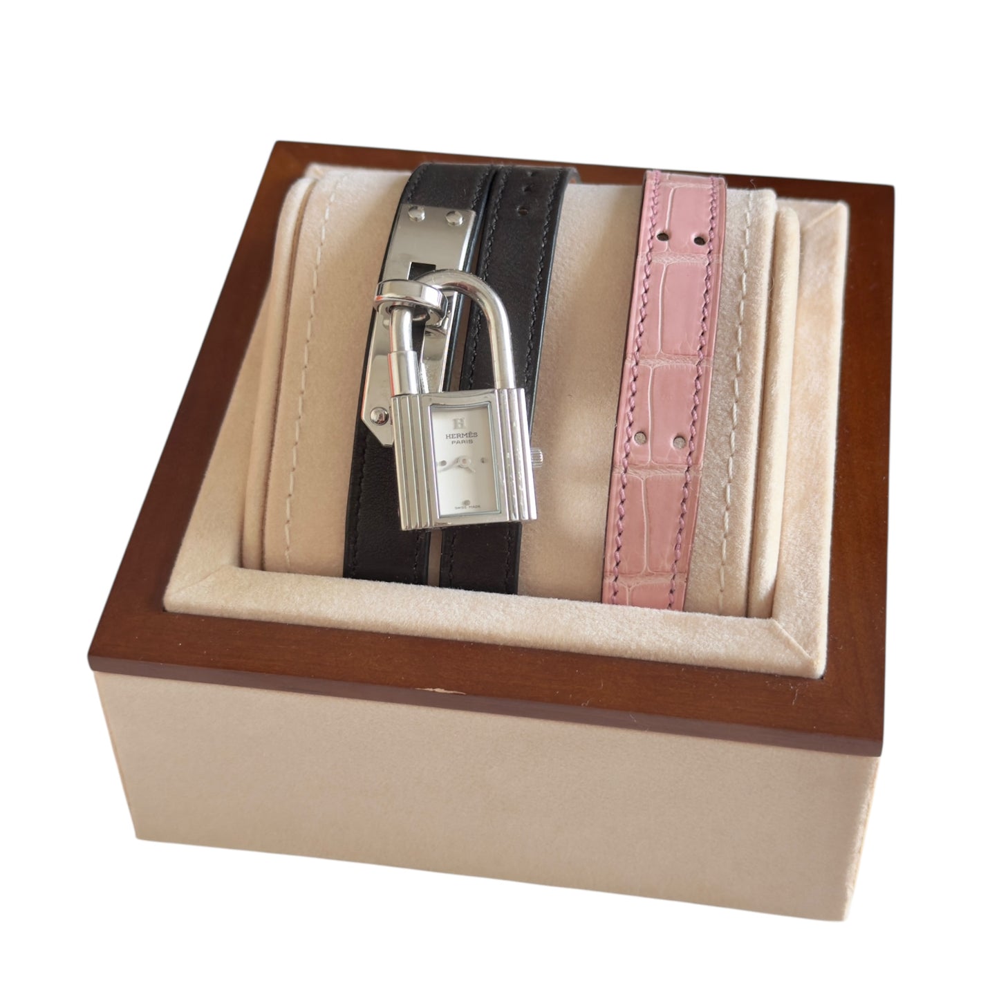 HERMES Kelly double tour 雙圈 手錶 *送原裝鱷魚皮錶帶*