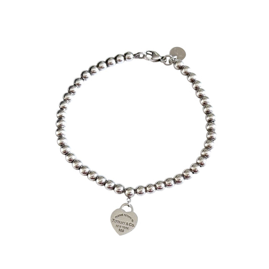 TIFFANY & CO. Return To Tiffany 純銀 愛心💗 手鏈