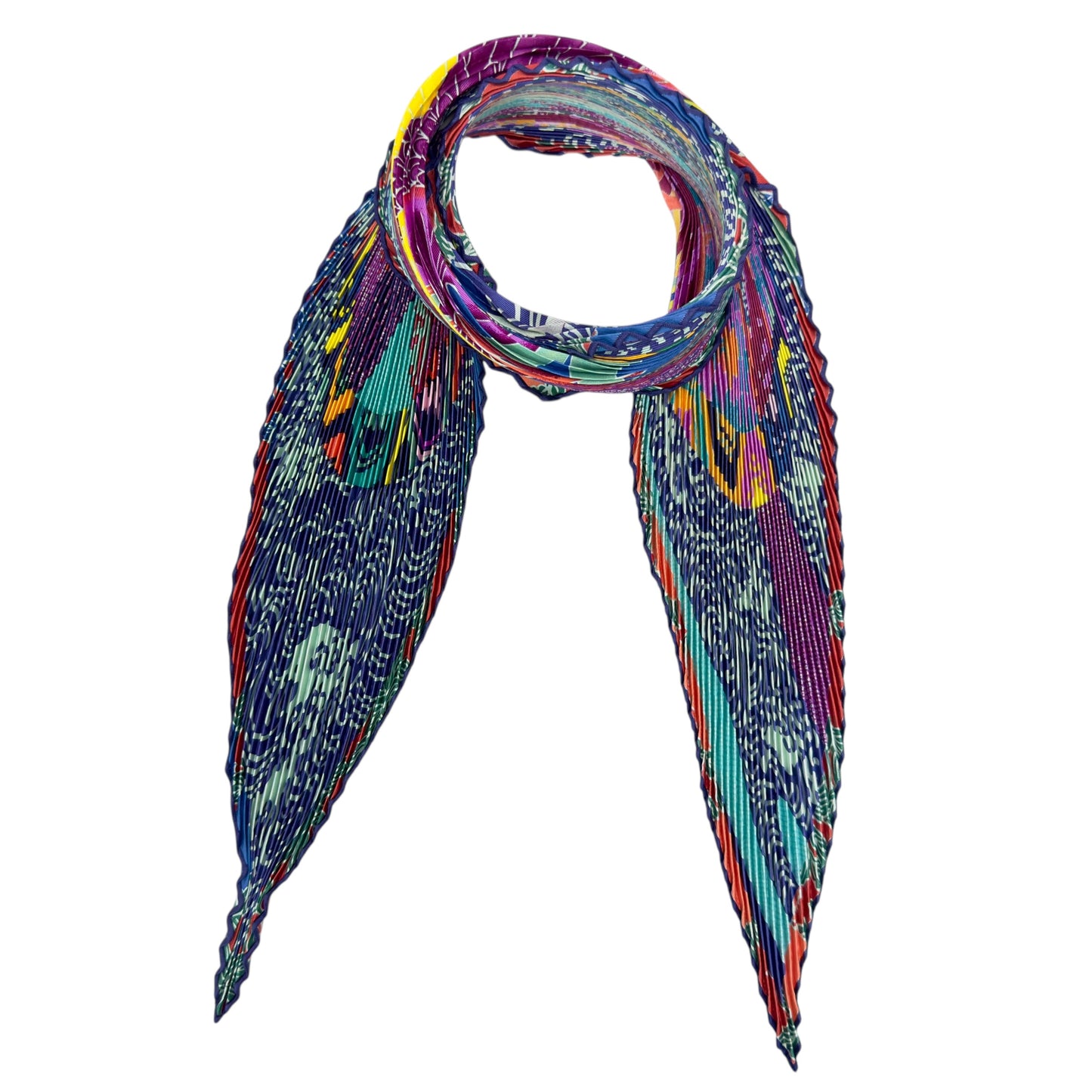 HERMES Le Carre Plisse 皺褶 絲巾