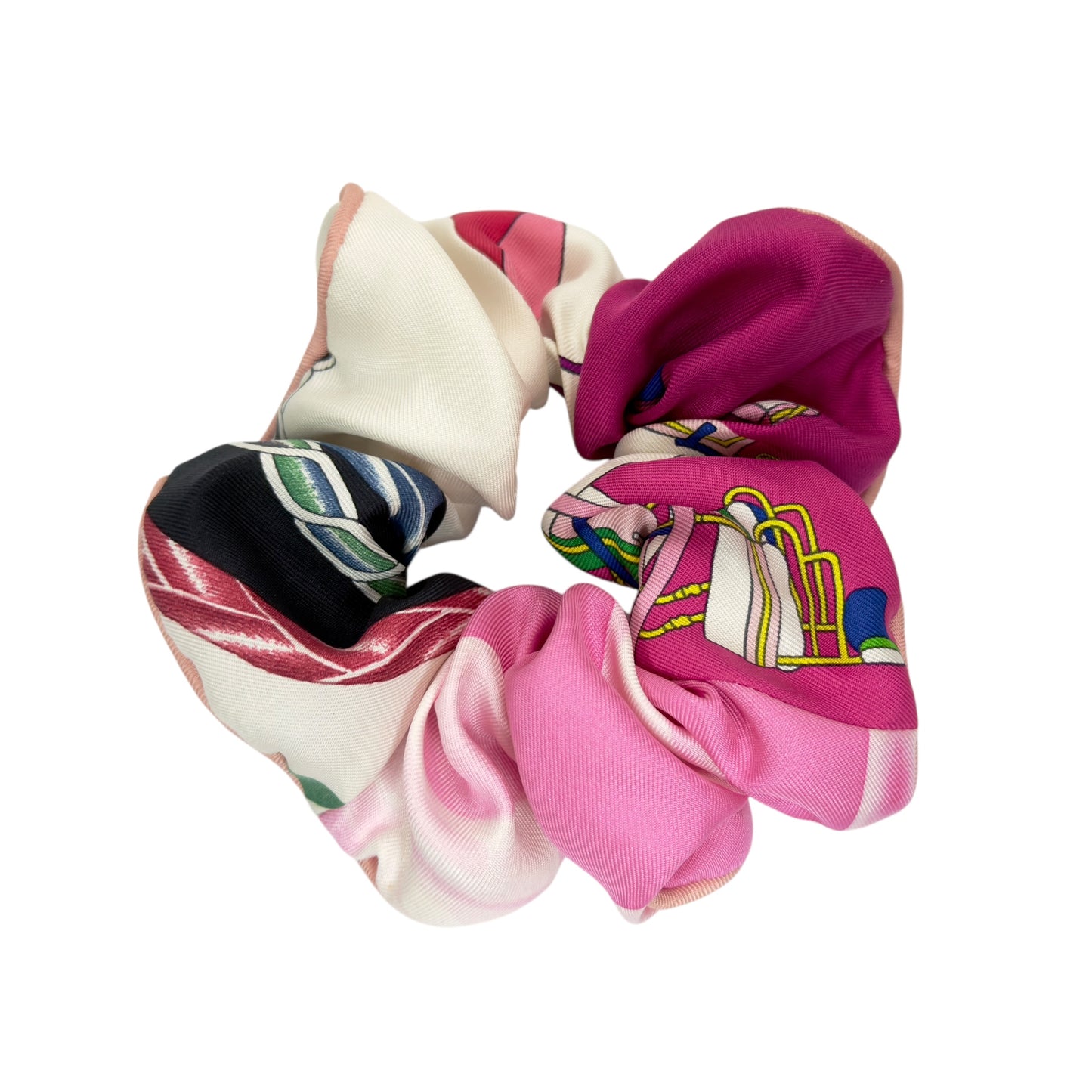 HERMES 絲質 彈性 髮圈