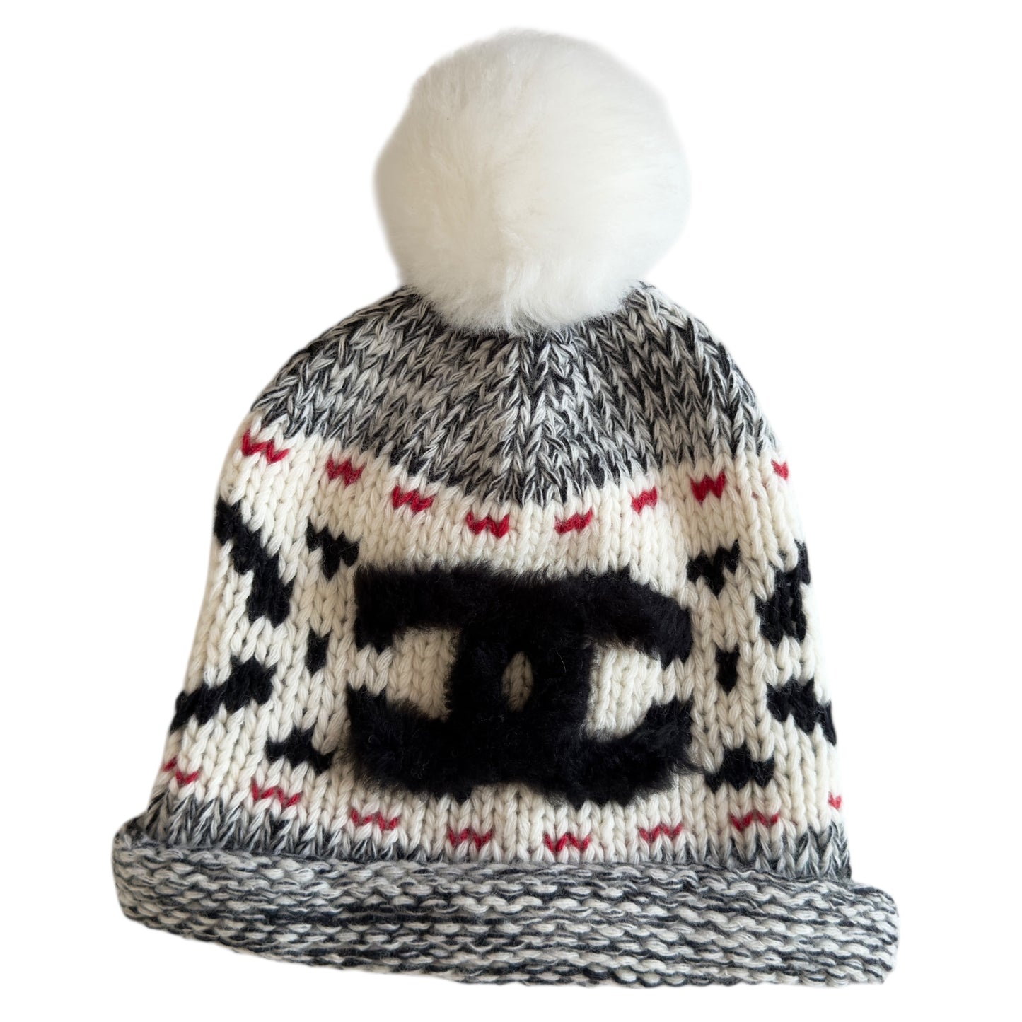 CHANEL CC 毛毛球 冷帽