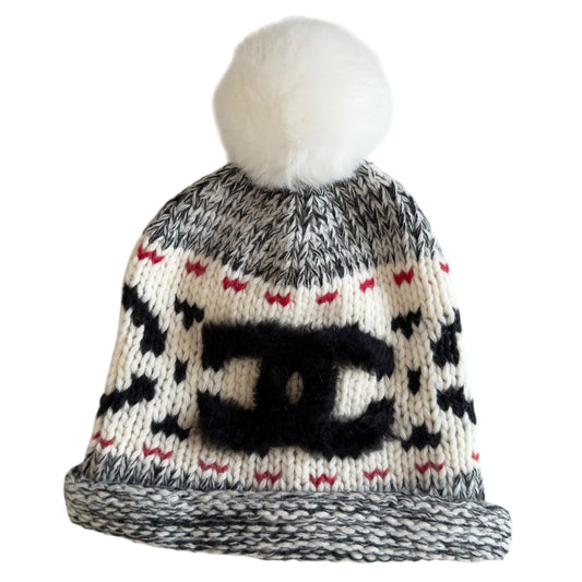 CHANEL CC 毛毛球 冷帽