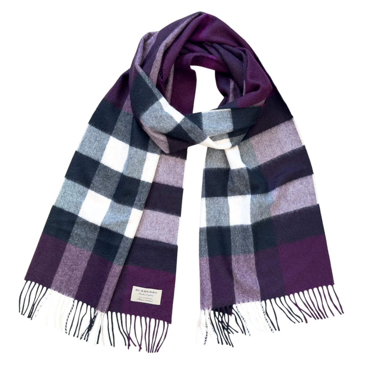 BURBERRY 羊絨 圍巾