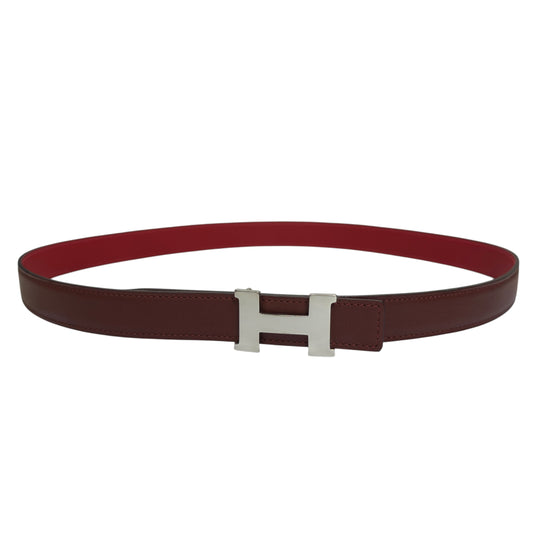 HERMES Mini H 24mm 雙面 腰帶 框P刻