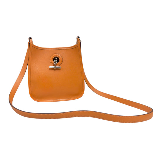 HERMES 中古 Vespa 斜揹袋 框H刻