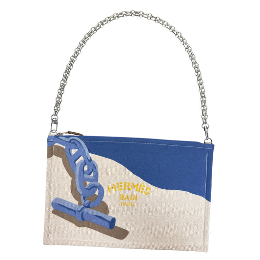 HERMES *自加鏈＞送無品牌扣＋無品牌鏈帶* Bain 豬鼻子🐽 肩背包